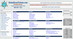 Desktop Screenshot of globaleventtickets.com